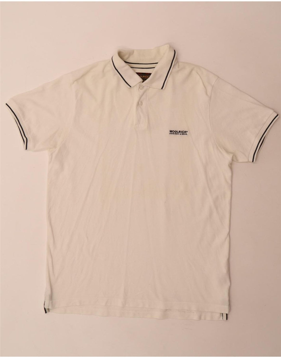 Woolrich Polo Homme XL Blanc Coton