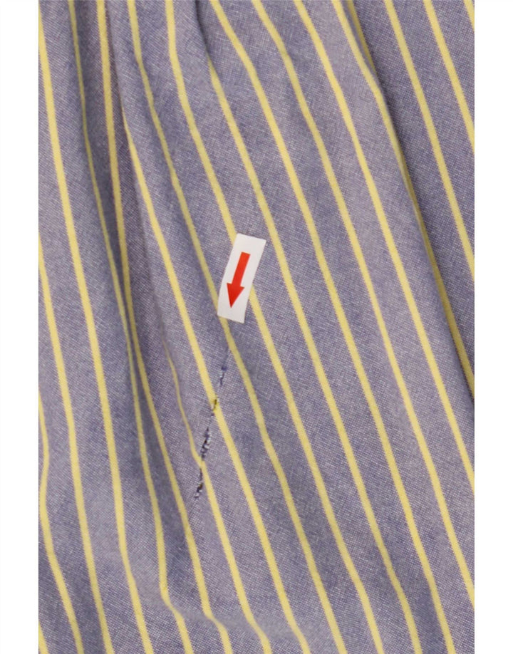 Chemise Homme Chaps Coton Rayé Bleu Moyen