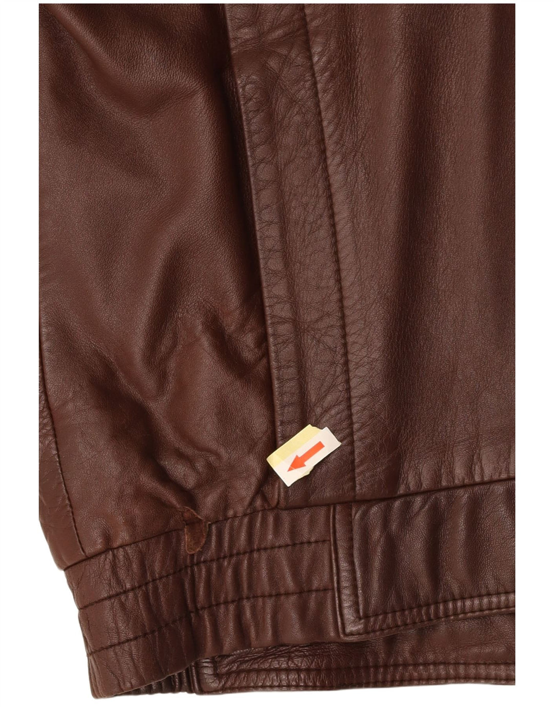 NOBLE Veste en cuir coupe ample pour homme EU 44 XS Cuir marron