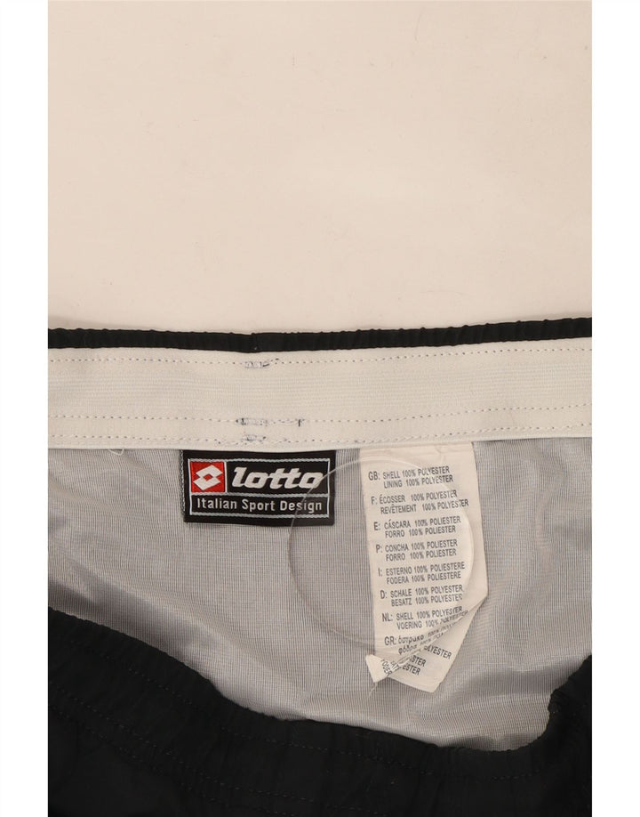Lotto Short de sport pour homme en polyester color block Bleu marine Taille L