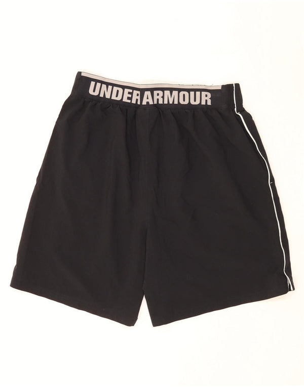 Under Armour Short de Sport Graphique Homme Large Noir Polyester Colorblock