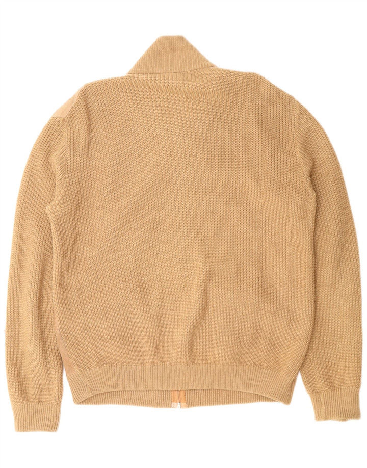 De Pletrl Pull Cardigan en Daim pour Homme Grand Beige