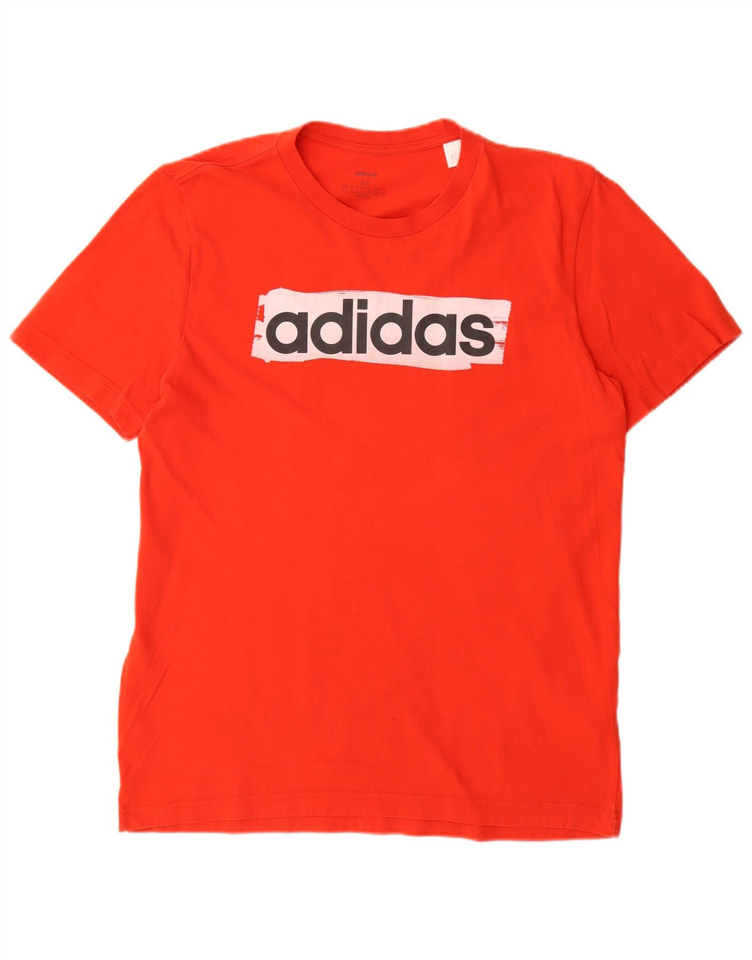 ADIDAS T-Shirt Graphique Homme Rouge Moyen Coton