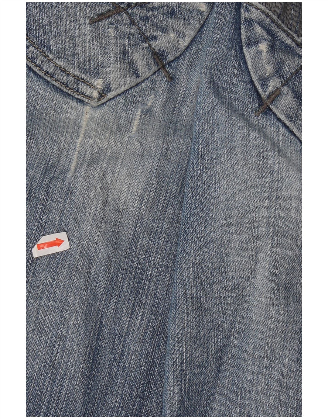 Jean droit femme Gas W30 L31 bleu coton