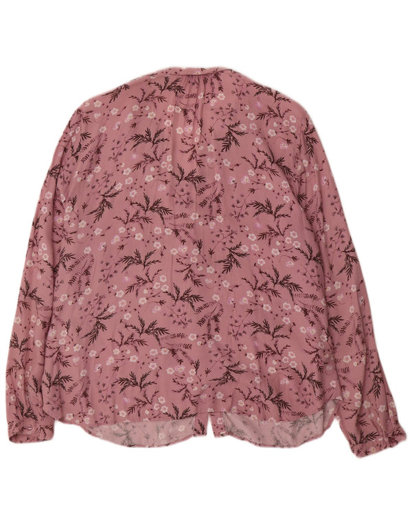 Laura Ashley Chemisier Femme UK 18 XL Rose Floral Viscose