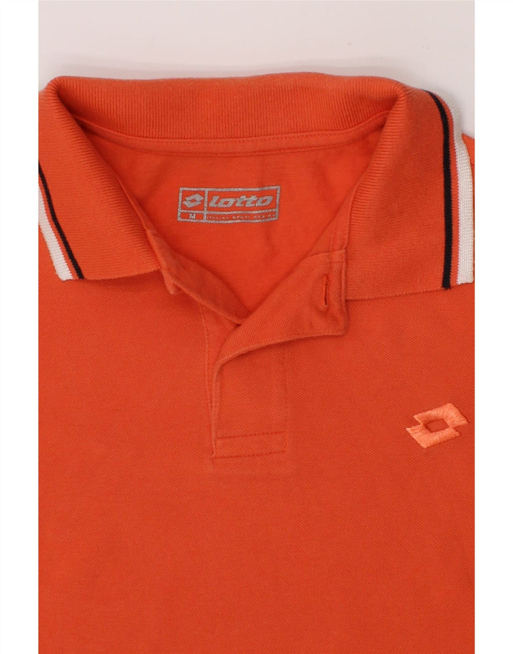 LOTTO Boys Polo Shirt 10-11 Years Medium Orange Cotton Vintage Lotto and Second-Hand Lotto from Messina Hembry 