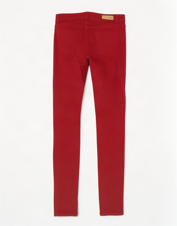 Zara Womens Trafaluc Skinny Jeans EU 42 Large W32 L30 Red Cotton