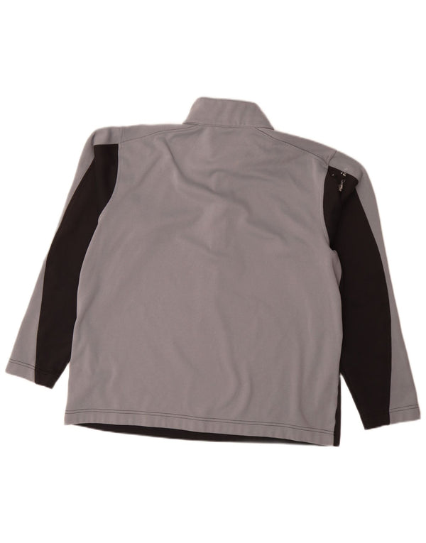 Nike Haut de survêtement Dri Fit pour homme UK 42/44 Large Gris Colorblock