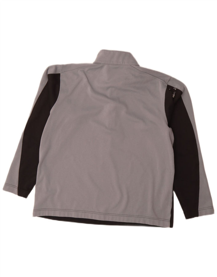 Nike Haut de survêtement Dri Fit pour homme UK 42/44 Large Gris Colorblock