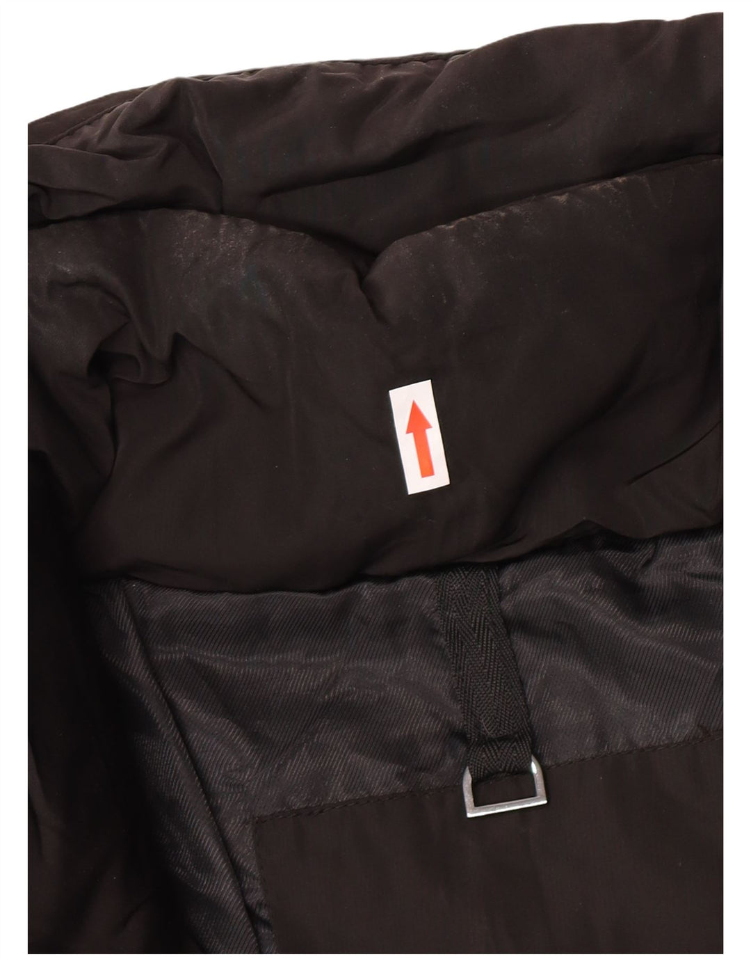 Zara Manteau rembourré pour femme UK 44 Medium Noir Polyester