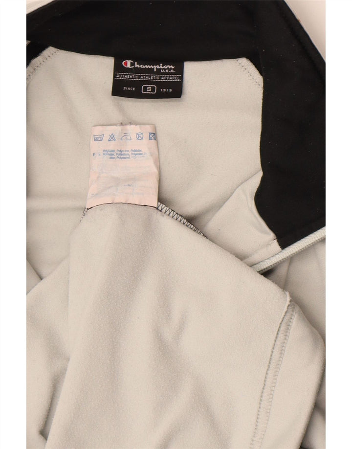 Champion Veste de survêtement pour homme Small Gris Colorblock Polyester