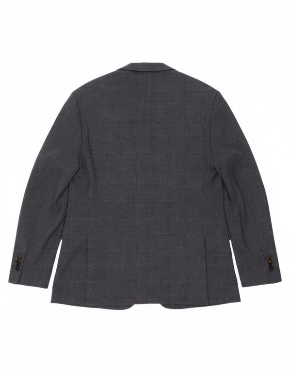 Massimo Dutti Veste Blazer 2 Boutons Homme EU 58 2XL Bleu Marine Coton