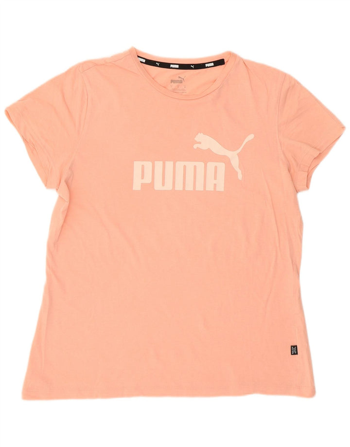 Puma T-shirt graphique pour femme UK 14 Rose moyen