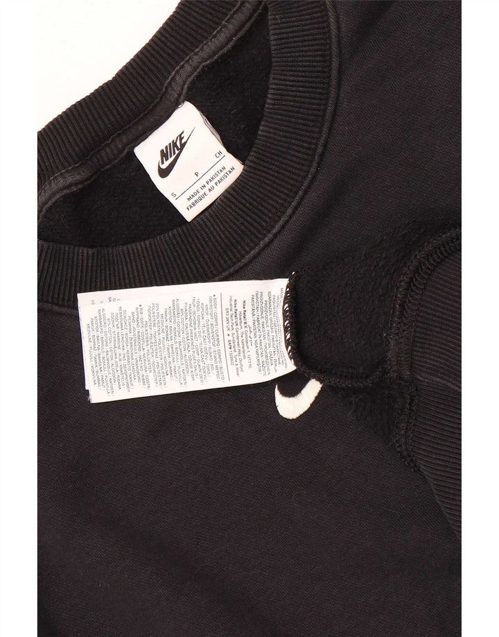 Nike Sweat-shirt coupe ample pour homme en coton noir Taille S
