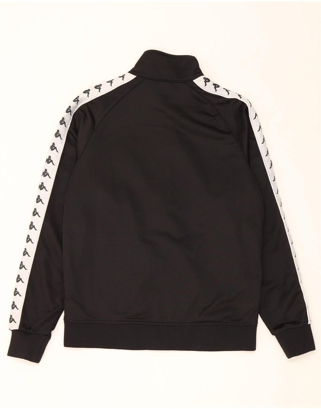 Kappa Veste de Survêtement Graphique Homme Noir Moyen Polyester Colorblock