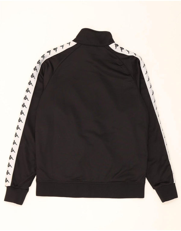 Kappa Veste de Survêtement Graphique Homme Noir Moyen Polyester Colorblock