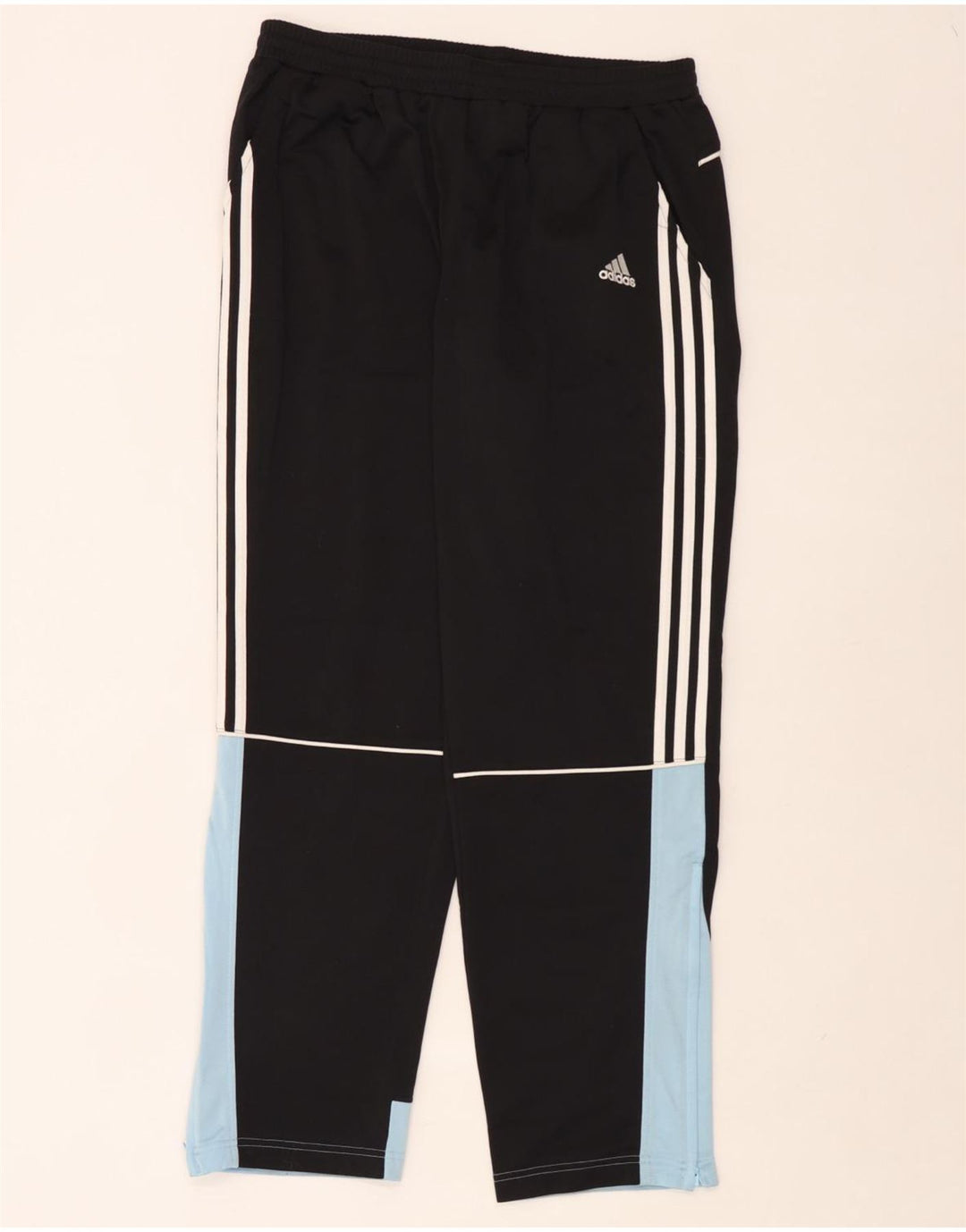 Adidas Pantalon de survêtement pour homme UK 40/42 Polyester color block noir moyen