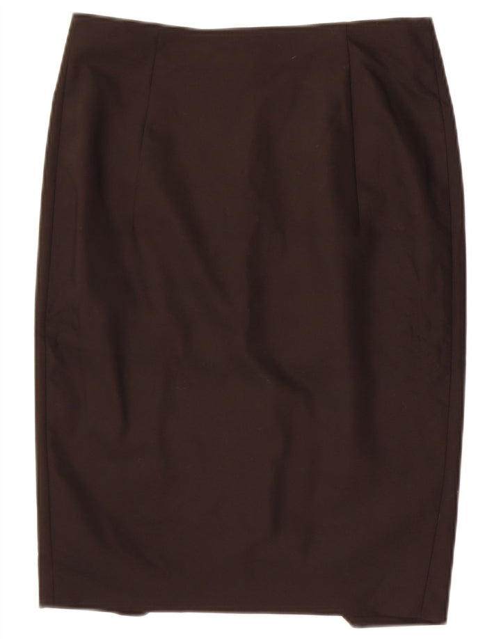 Jupe Crayon Femme Zara Medium W28 Noir Polyester