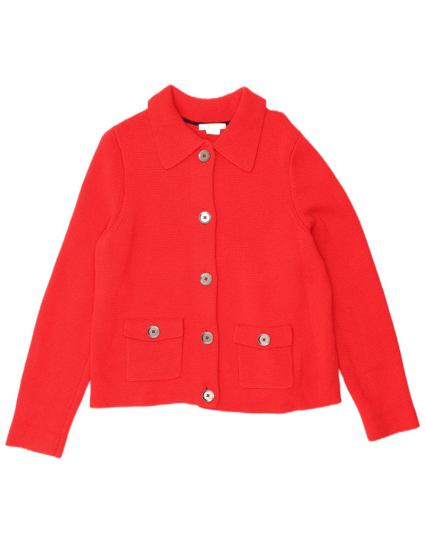 Boden Femme Cardigan Pull UK 44 Large Rouge Coton