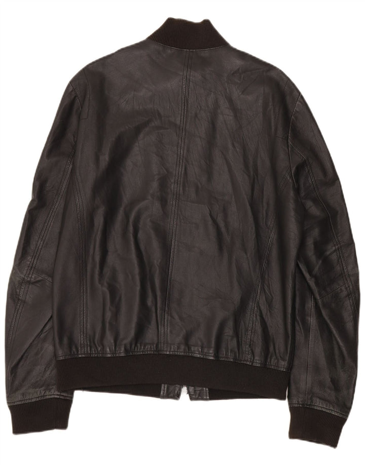 Zen Veste en Cuir Homme IT 54 XL Cuir Noir