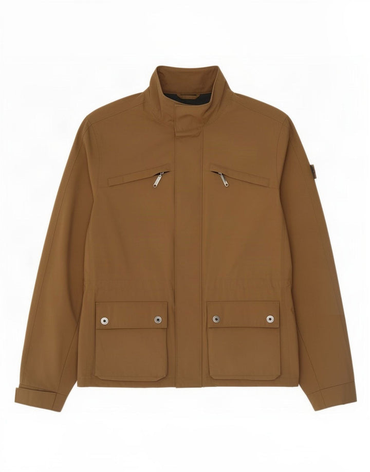 veste utilitaire homme vintage UK 38 Polyamide brun moyen