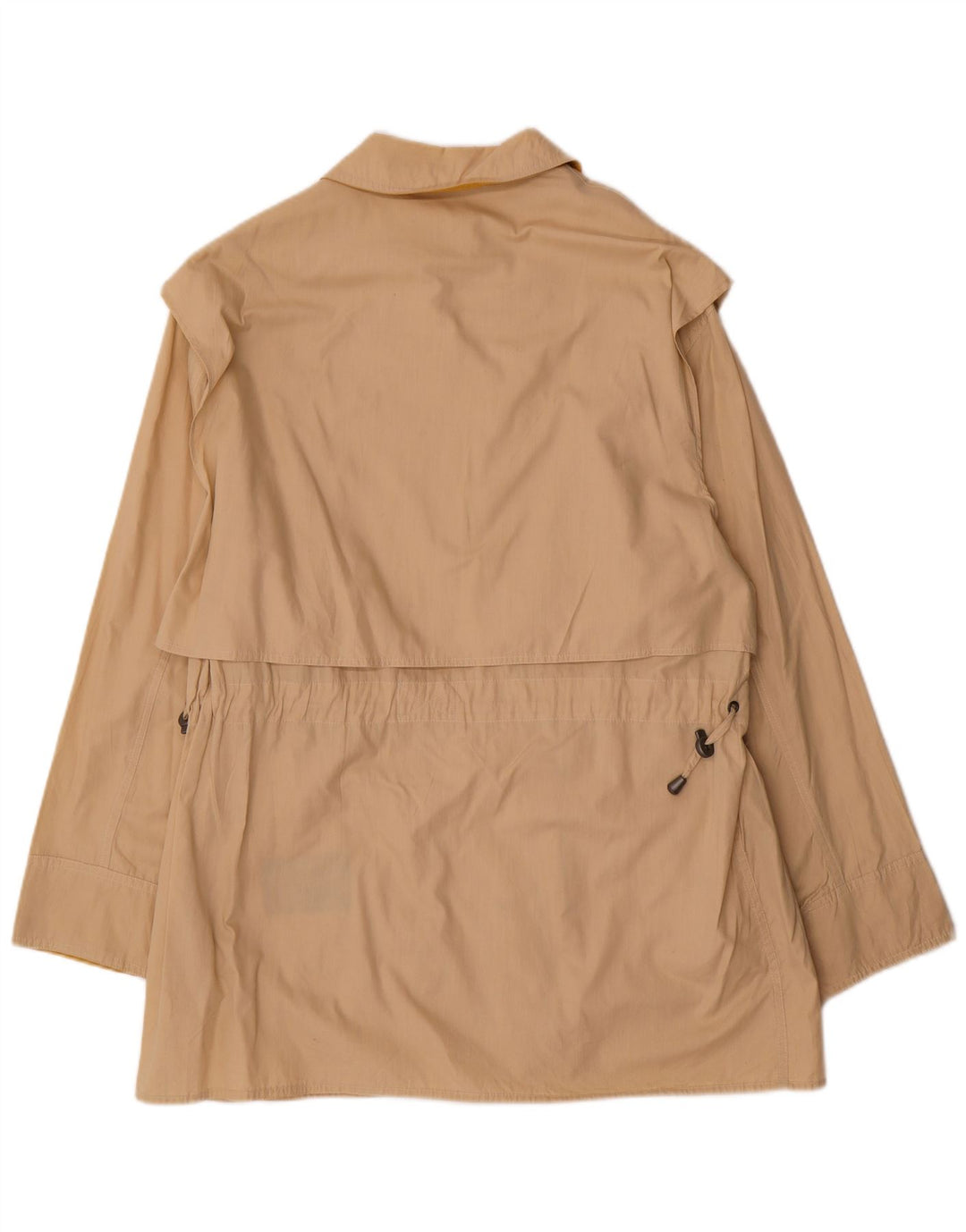 vintage Femme Trench Coat IT 46 Grand Coton Beige