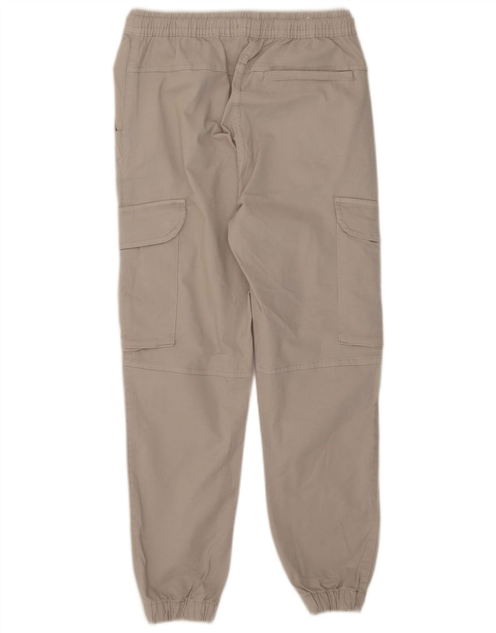 Zara Pantalon Cargo Joggers Homme Petit W30 L26 Beige