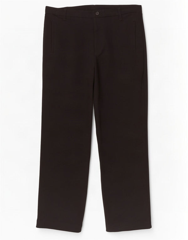 Marks & Spencer Pantalon de costume droit pour femme UK 14 Medium W34 L30 Noir