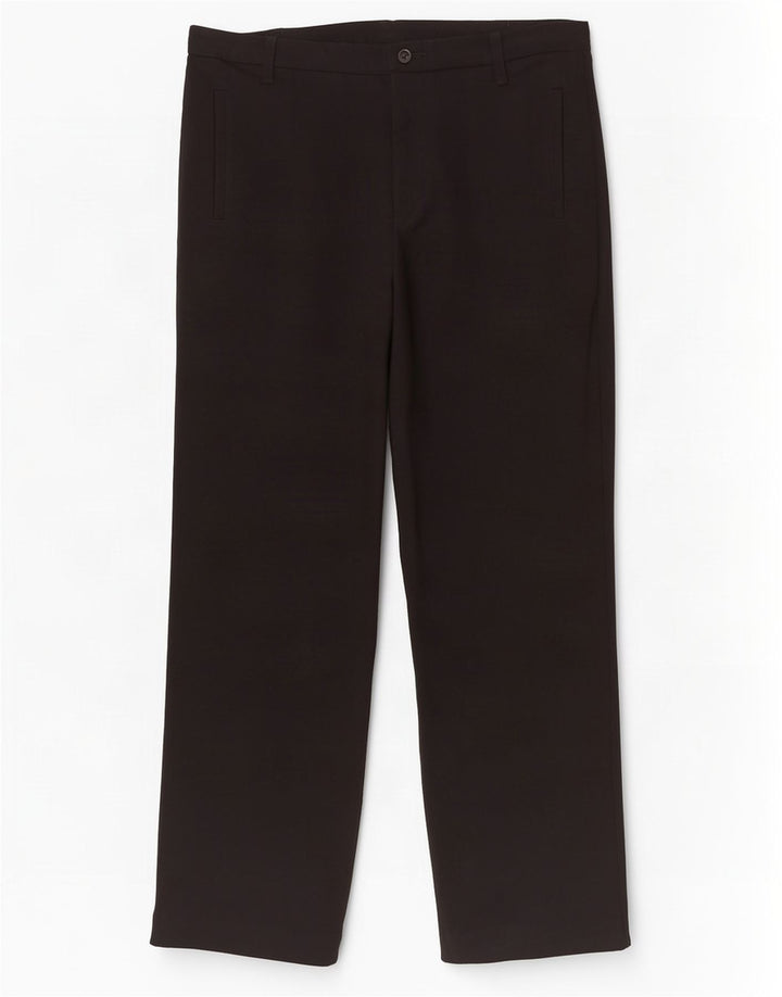 Marks & Spencer Pantalon de costume droit pour femme UK 14 Medium W34 L30 Noir