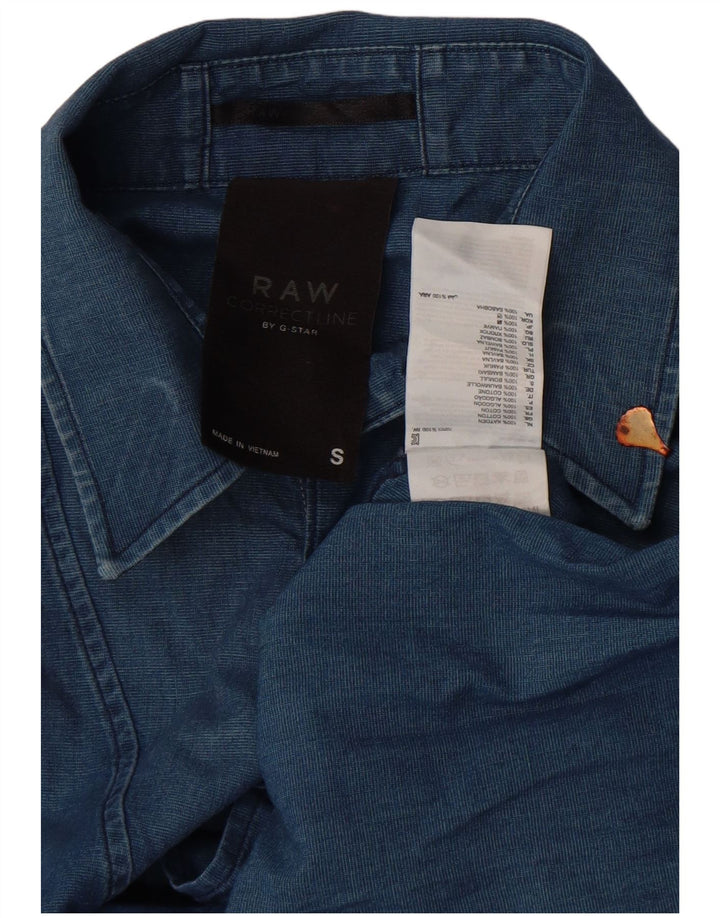 G-Star Chemise Homme Petit Bleu Coton