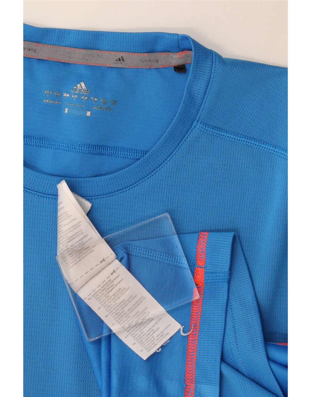 Adidas T-Shirt Homme Haut Grand Bleu Polyester