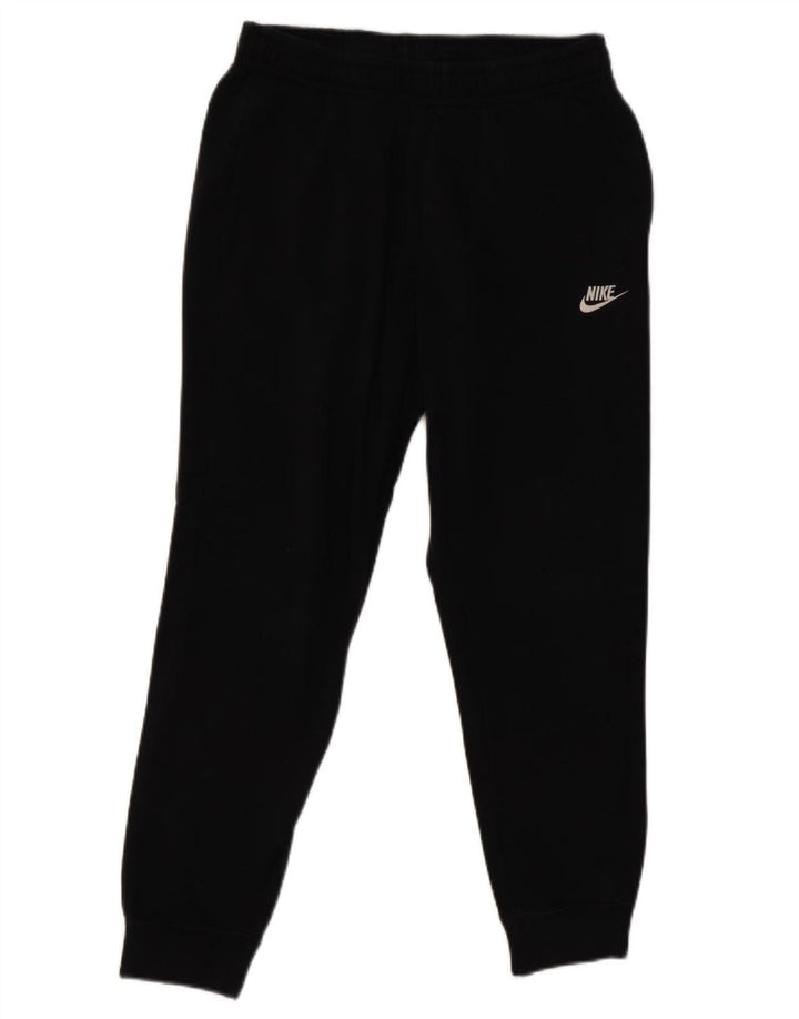NIKE Mens Tracksuit Trousers Joggers Medium  Black Cotton