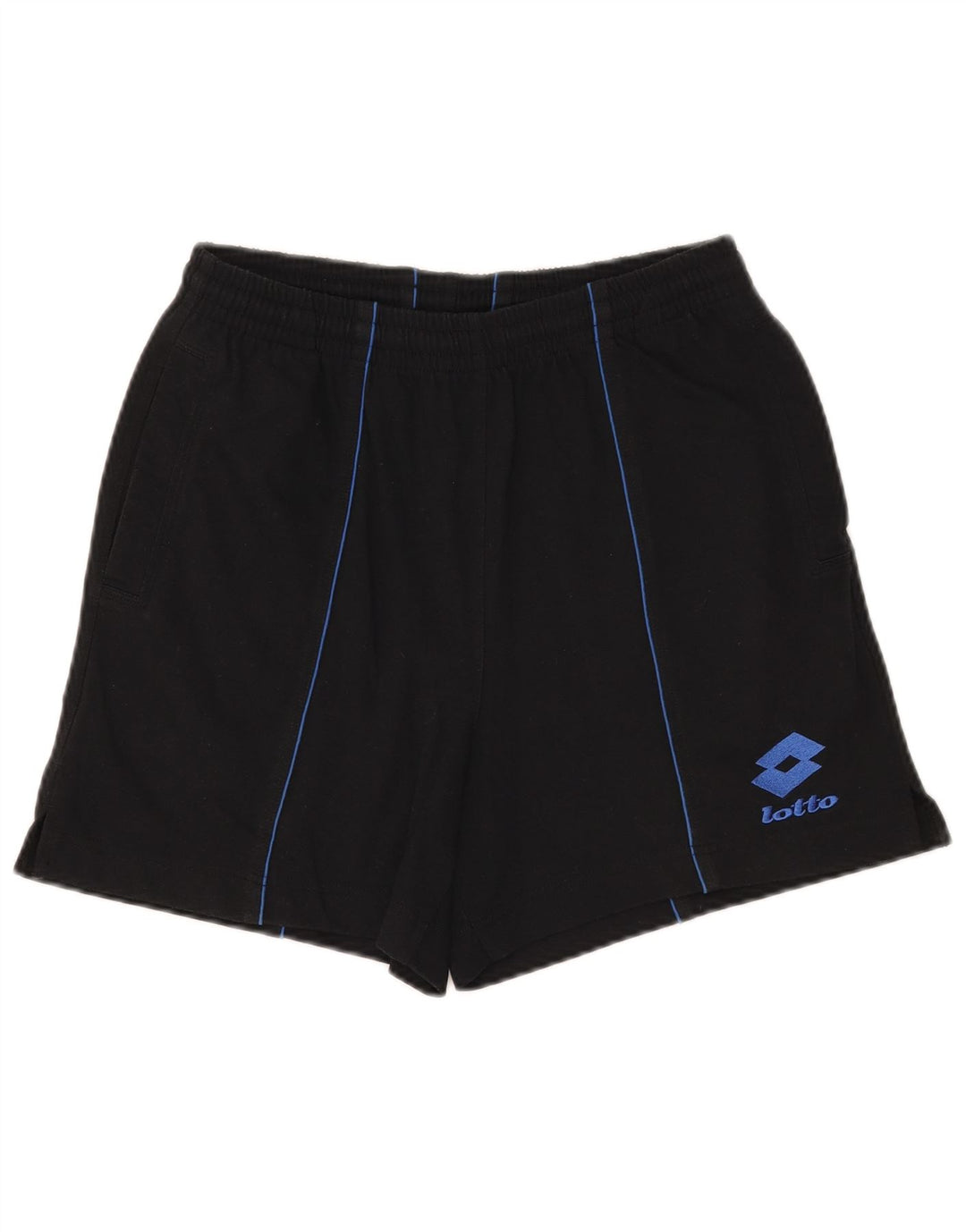 LOTTO Short de sport pour hommes UK 38/40 Polyester noir moyen