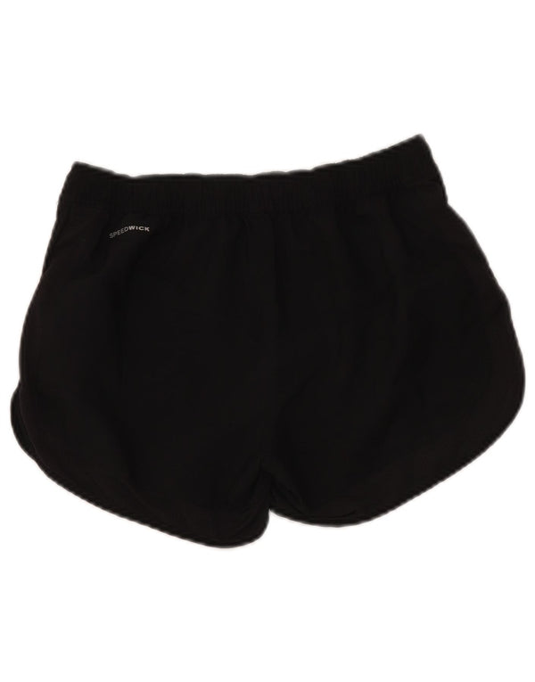 Reebok Short de Sport Femme UK 4/6 XS Noir