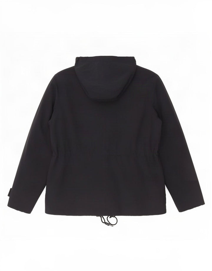 Marks & Spencer Veste de pluie à capuche pour femme UK 12 Bleu marine moyen Polyamide