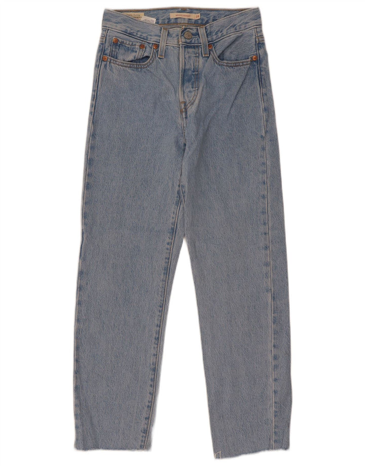 Levi's Jean Droit Compensé Femme W24 L28 Bleu Coton
