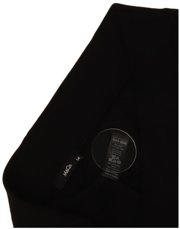 M&Co Leggings Femme UK 44 Medium Noir Viscose