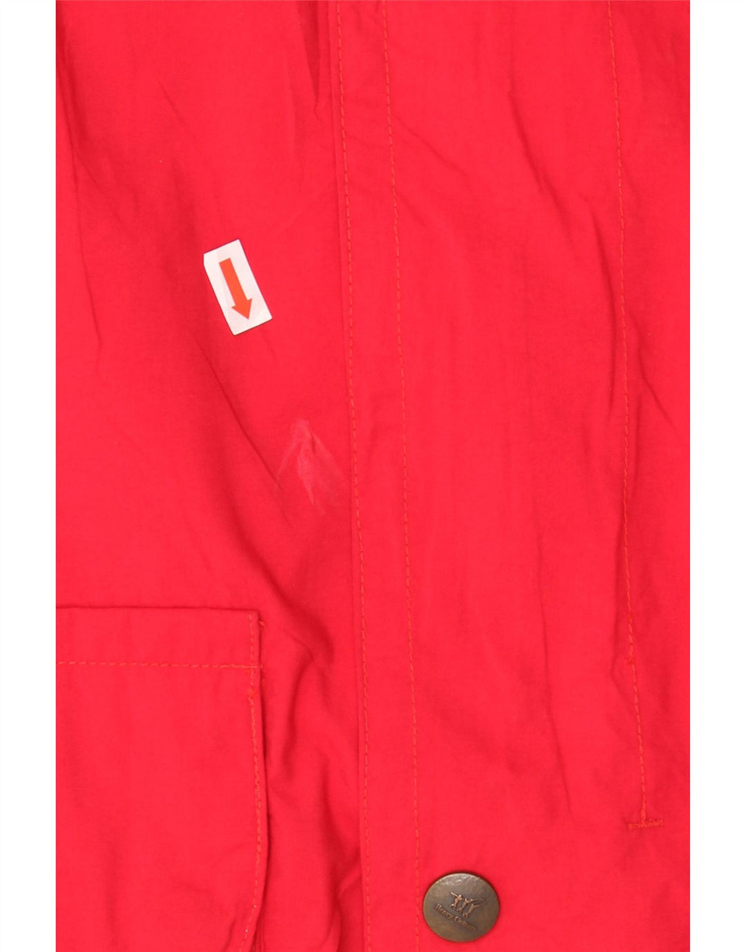 HENRY COTTONS Womens Rain Jacket UK 16 Large Red Polyamide Sports Vintage Henry Cottons and Second-Hand Henry Cottons from Messina Hembry 