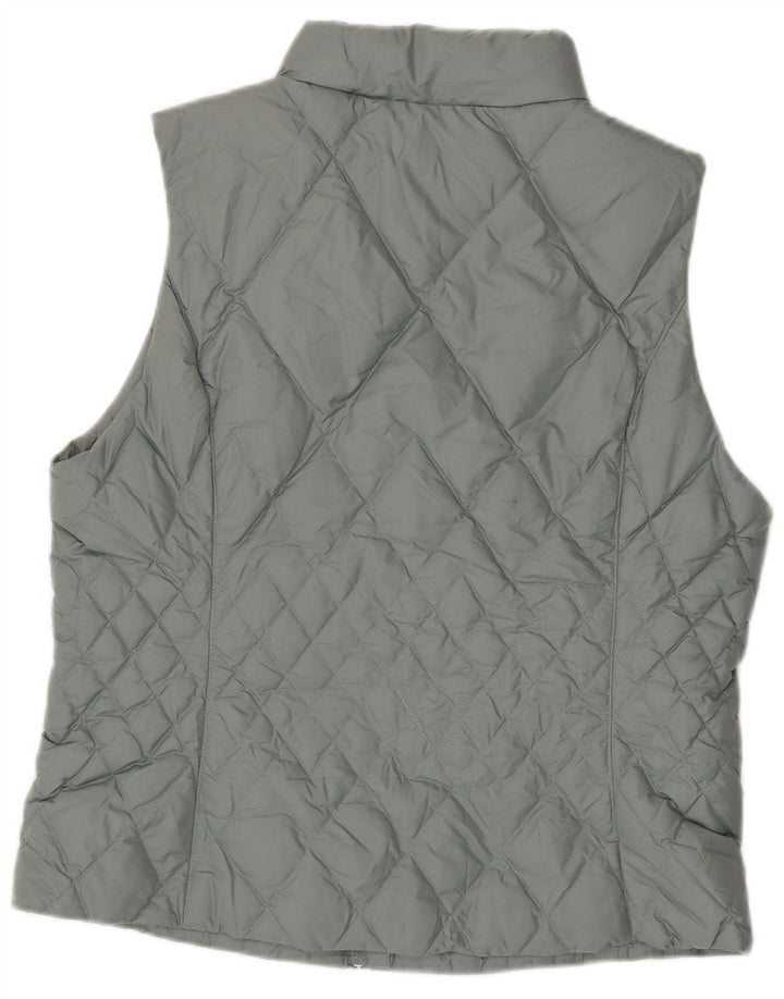 Eddie Bauer Gilet rembourré pour femme UK 16 Large Bleu Polyester