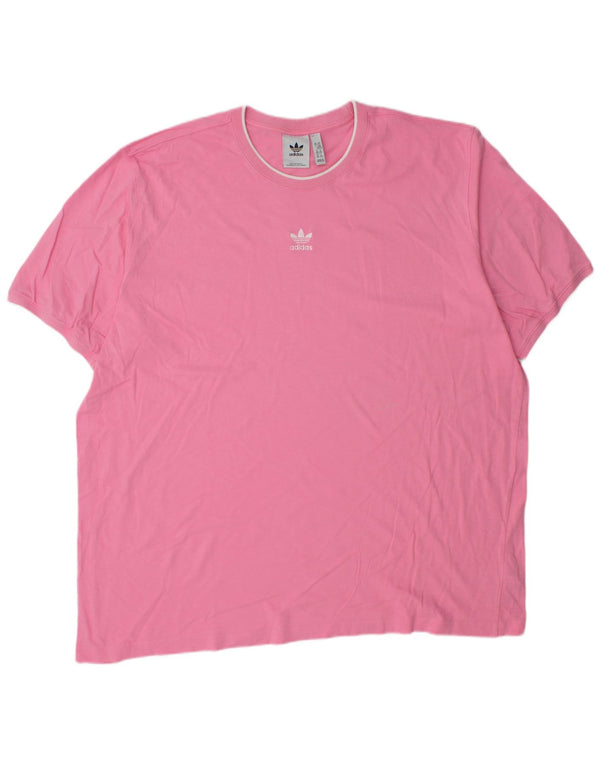 Adidas T-Shirt Homme Top 2XL Coton Rose