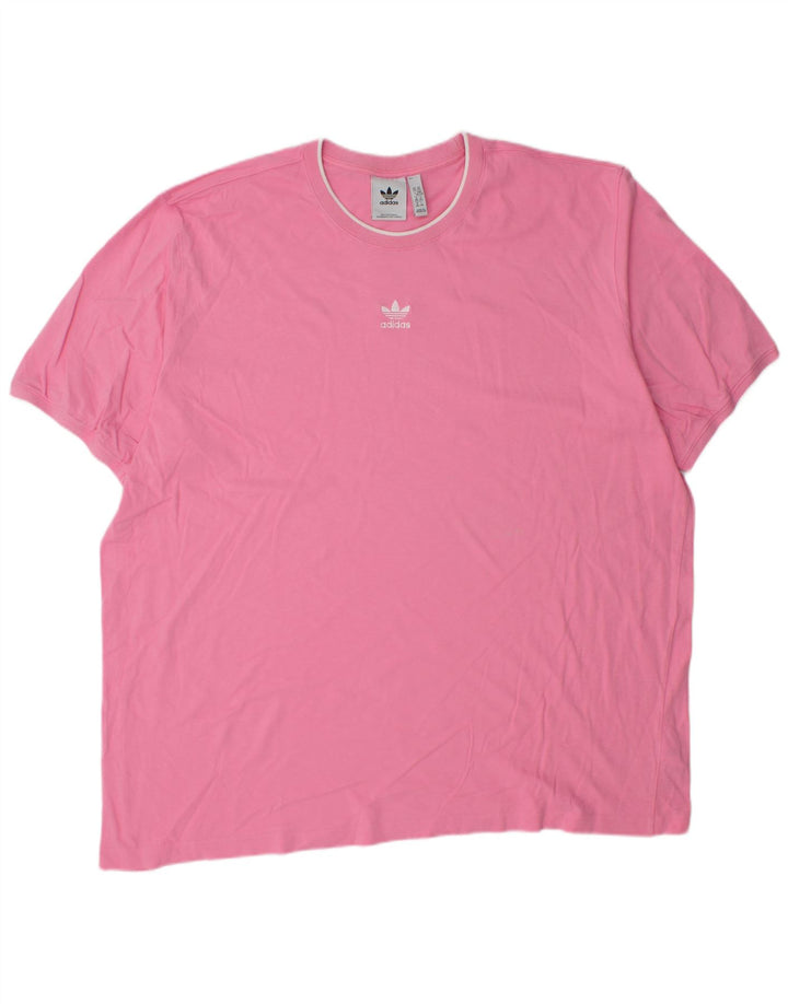 Adidas T-Shirt Homme Top 2XL Coton Rose