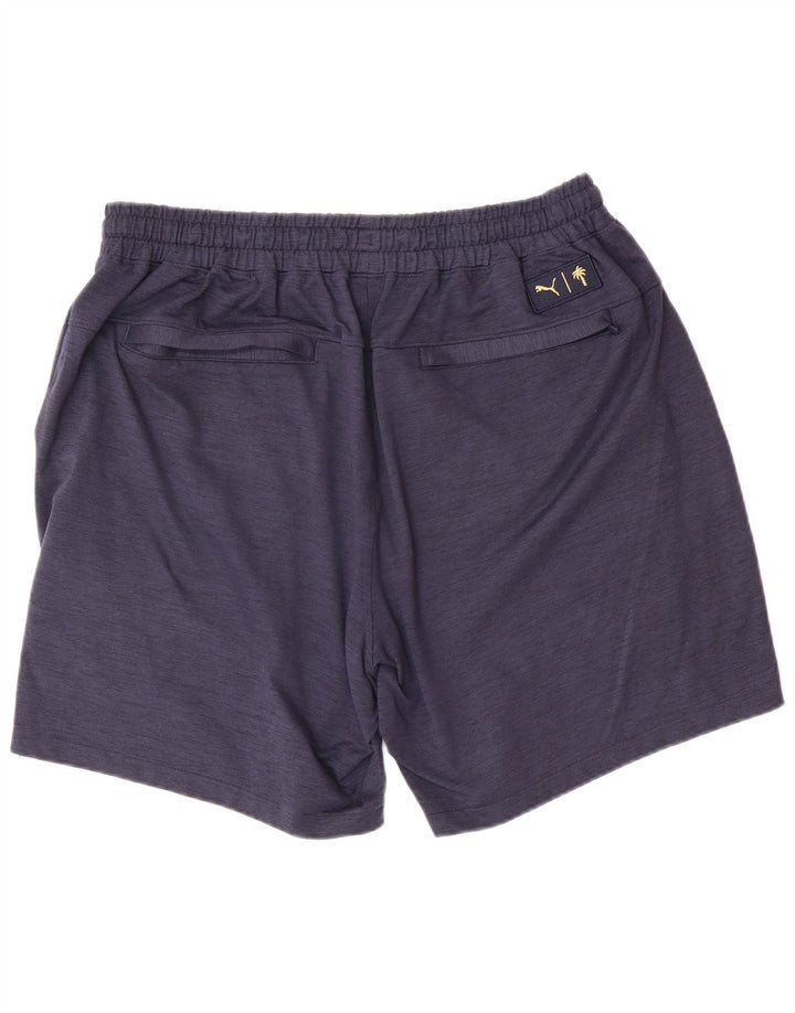 PUMA Short de Sport Homme XL Bleu Marine