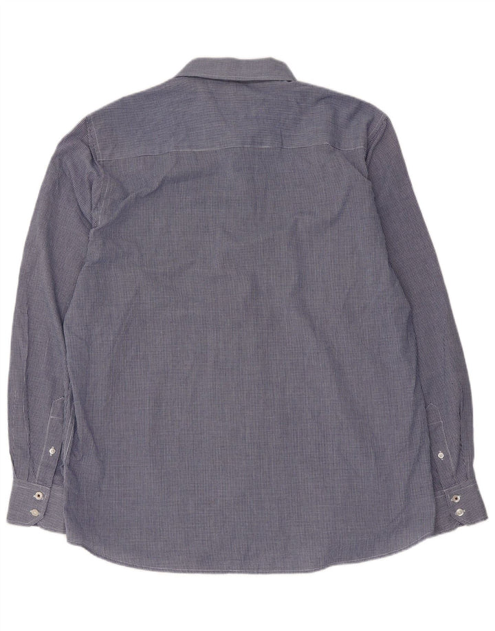 PIERRE CARDIN Chemise Regular Fit Homme 2XL Bleu Vichy Polyester