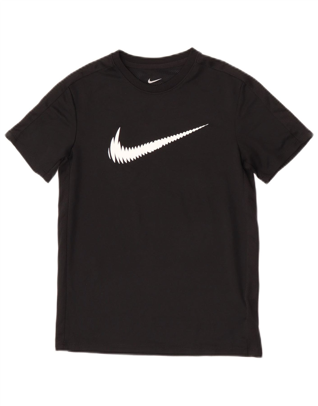 Nike Garçons Dri Fit Graphic T-Shirt Top 10-11 ans Noir Moyen Polyester