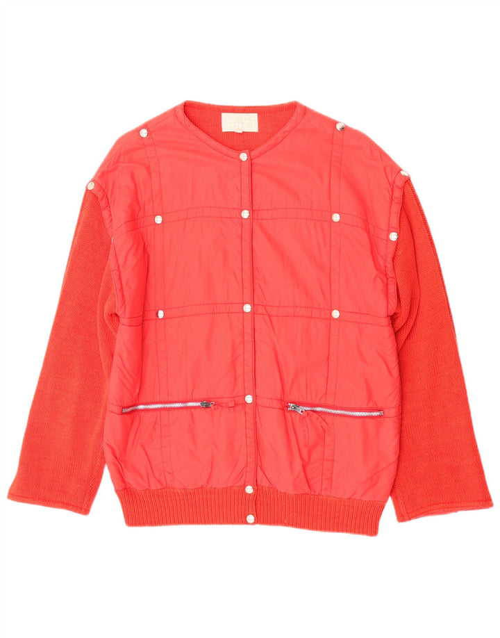 Iceberg Blouson Bomber Femme IT 42 Coton Rouge Moyen