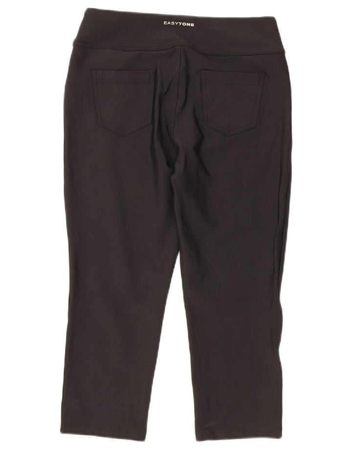 Reebok Pantalon Capri Femme W28 L19 Nylon Noir