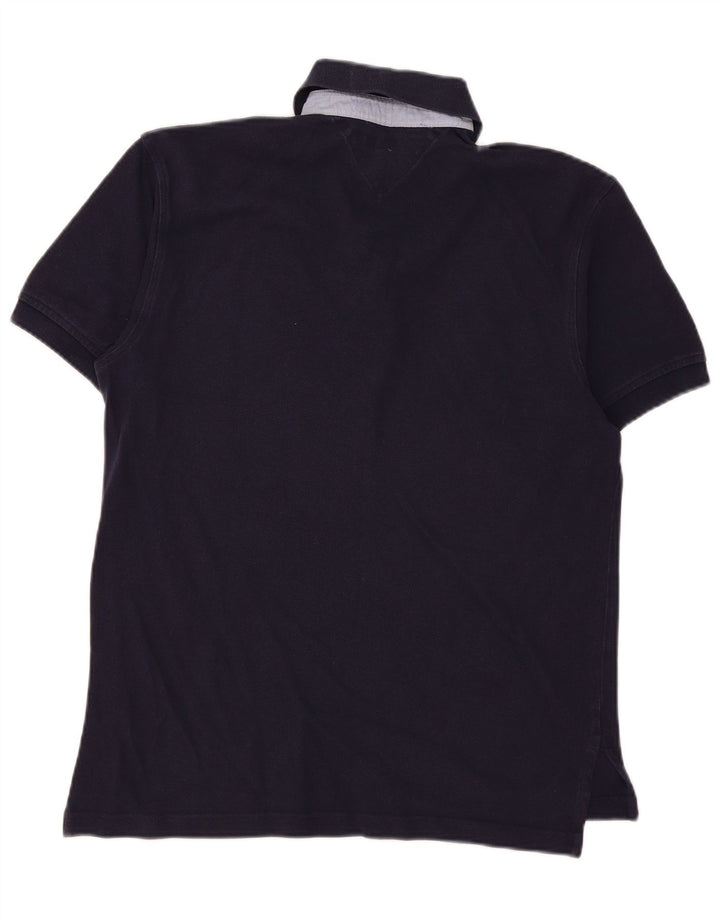Tommy Hilfiger Polo Homme Petit Bleu Marine Coton