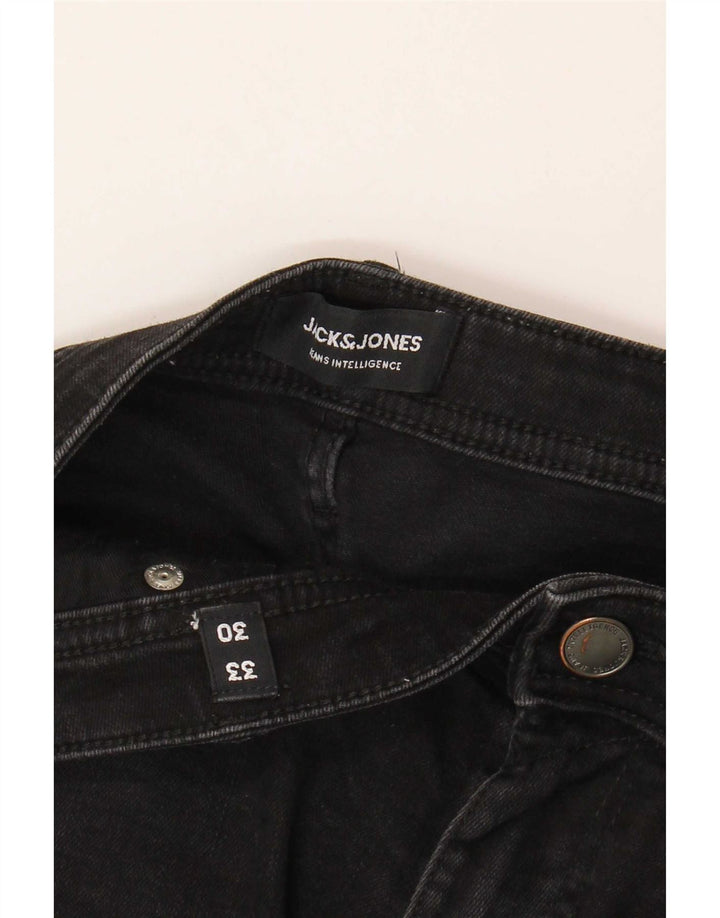 Jack & Jones Jean Slim GLENN W33 L30 Homme Noir Coton
