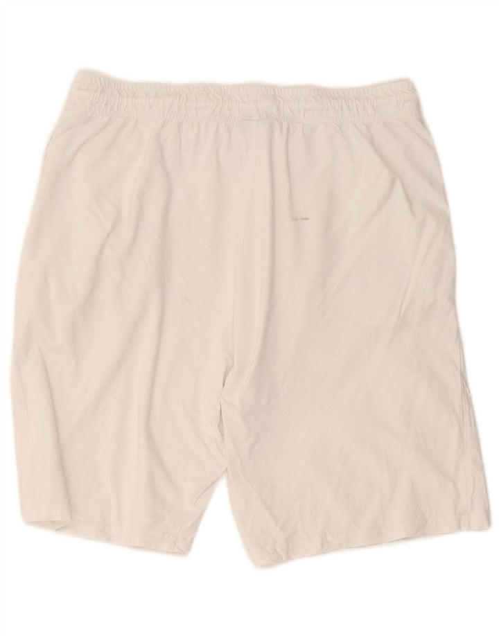 Lotto Short de Sport Homme Grand Blanc Coton