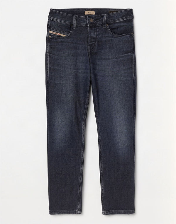 Jean Slim Femme Diesel W30 L27 Bleu Marine Coton
